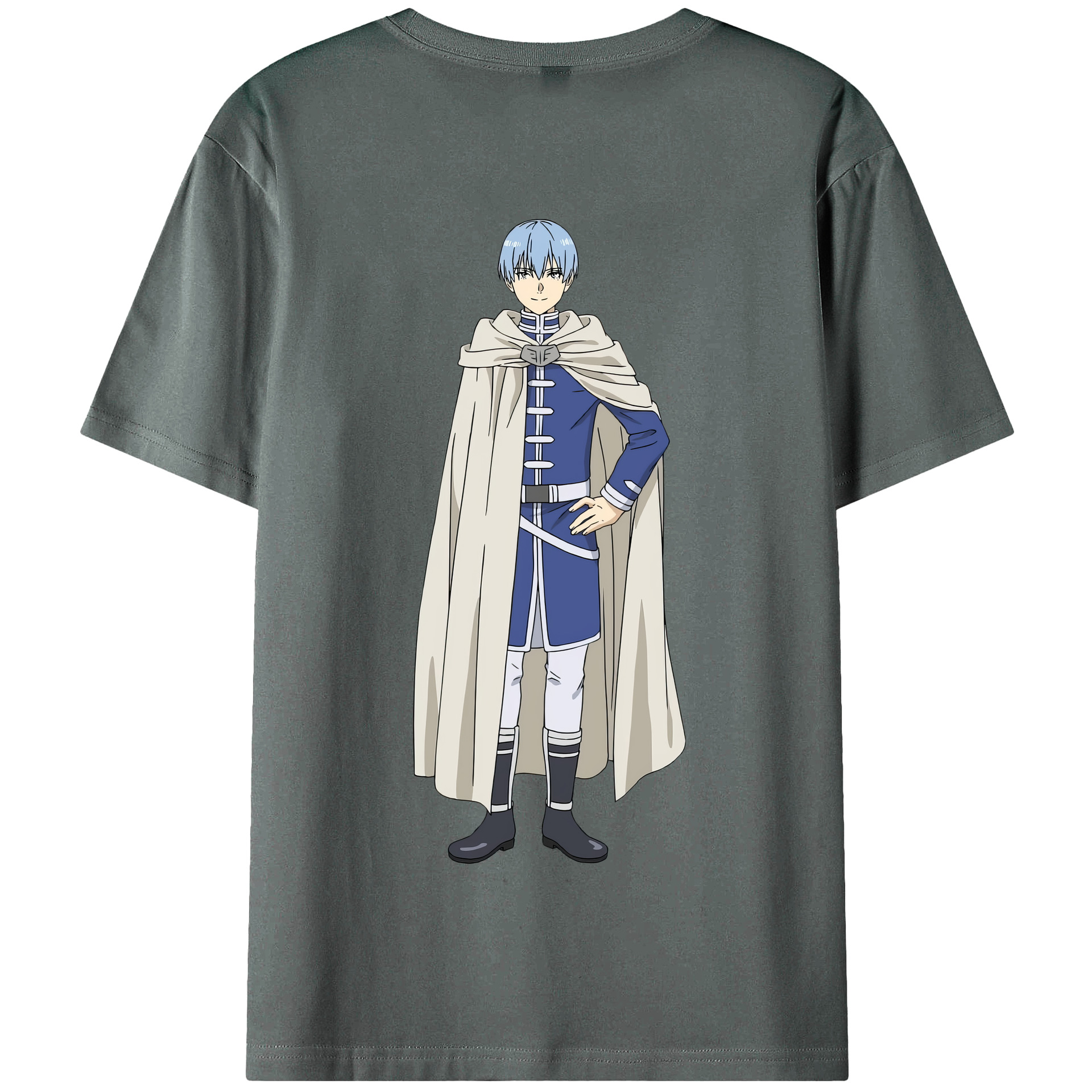 （画像用） 葬送のフリーレン Frieren 綿100％半袖Tシャツ（背面プリント）